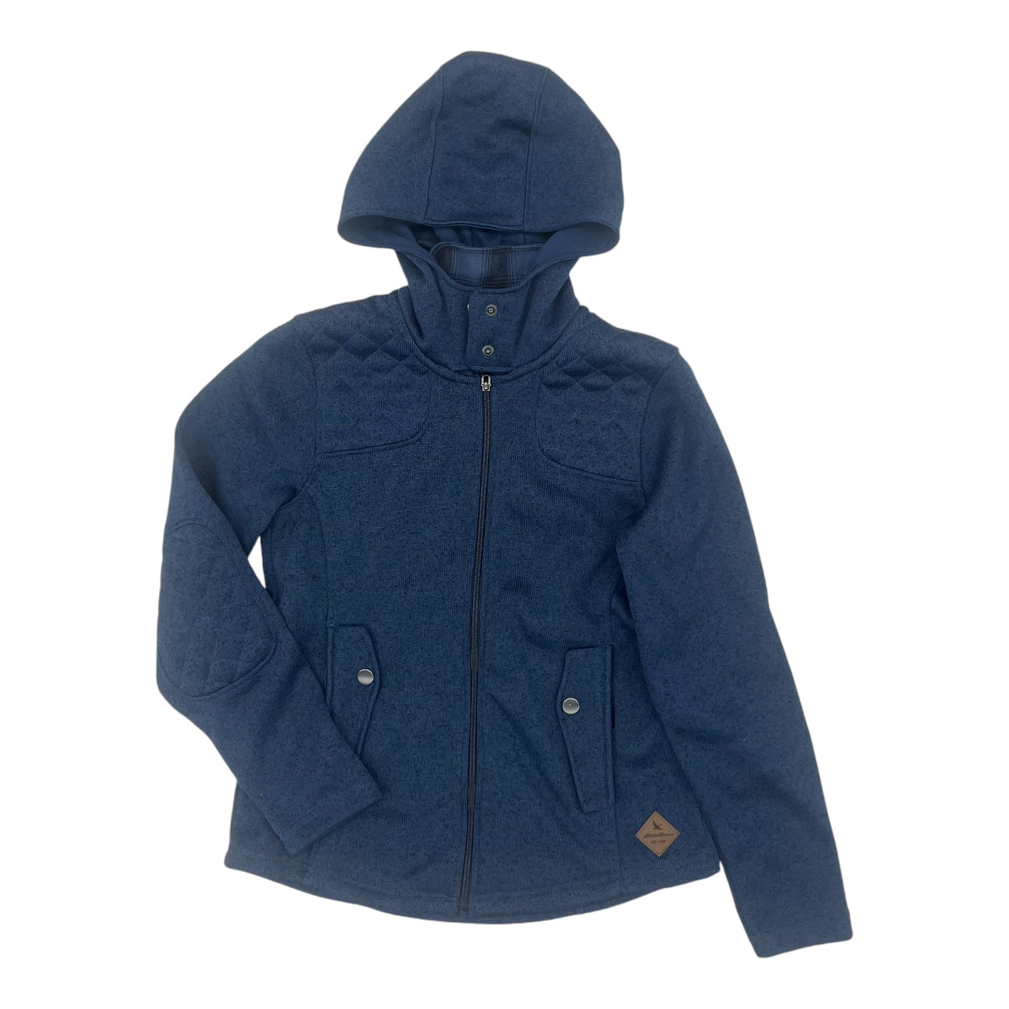 Jacket Fleece By Eddie Bauer In Blue, Size:M