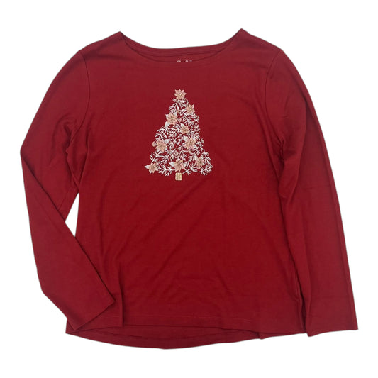 Top Ls By Croft And Barrow In Red, Size:L