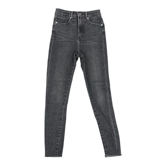 Jeans Skinny By Express In Grey, Size:4L