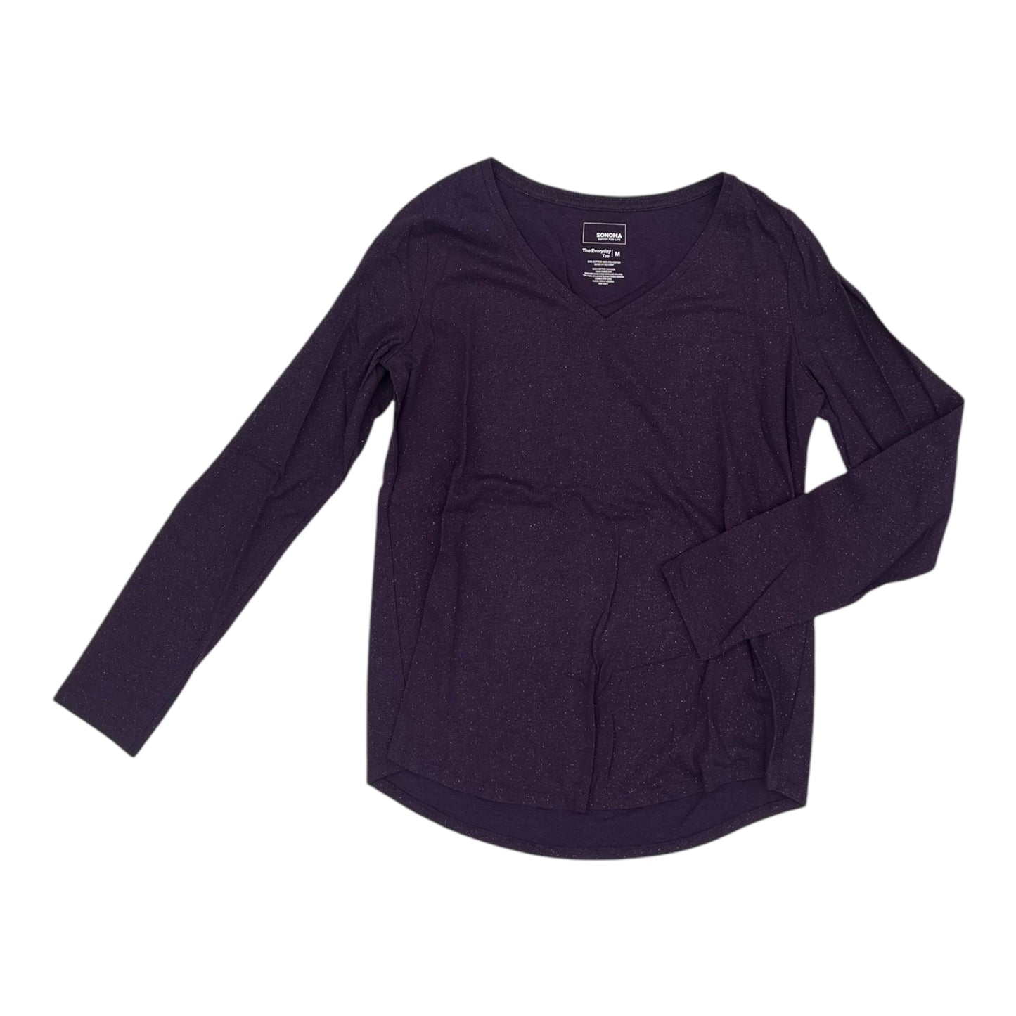 Top Ls By Sonoma In Purple, Size:M