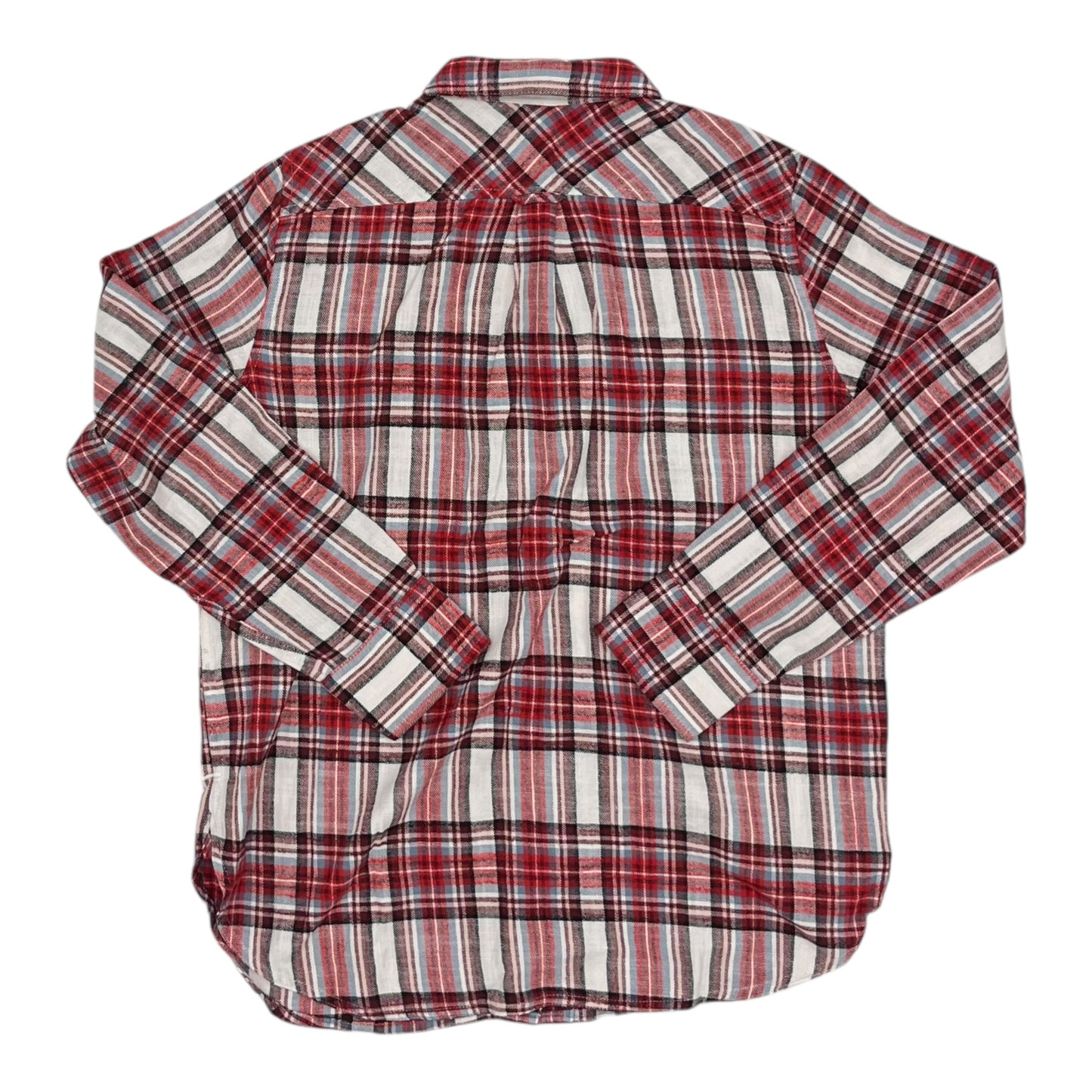 Top Ls By J. Crew In Plaid Pattern, Size:M