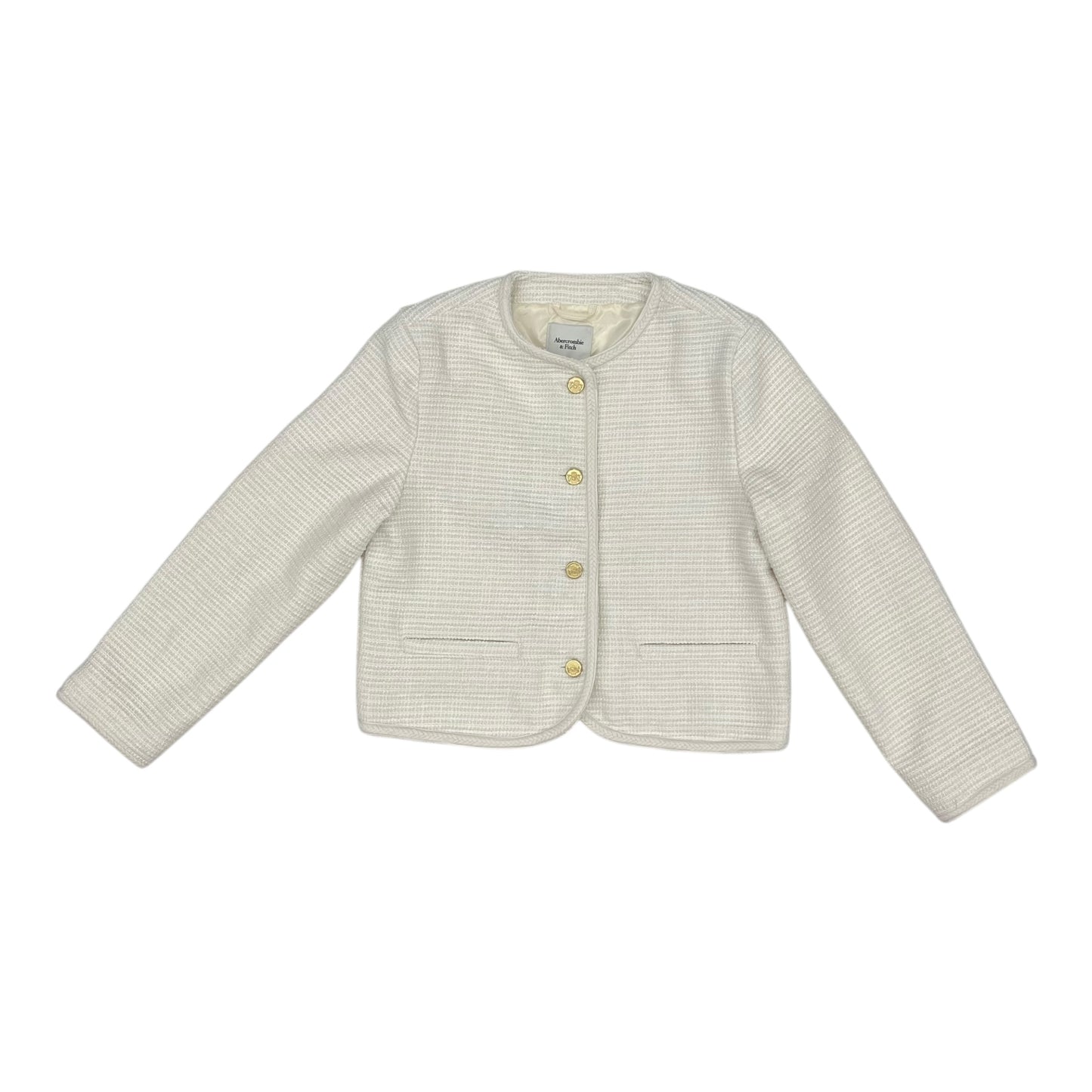 Blazer By Abercrombie And Fitch In Cream, Size:L