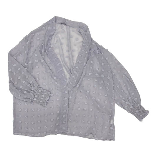 Kimono By Clothes Mentor In Purple, Size:Xl