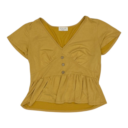 Top Ss By Lavender Field In Yellow, Size:M
