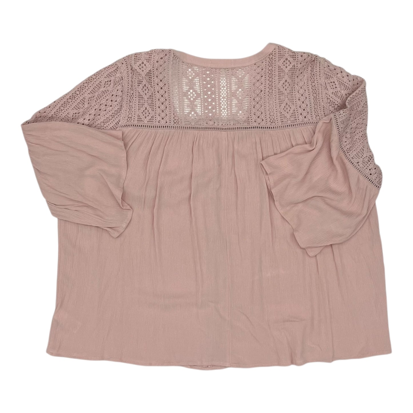 Top Ls By Maurices In Pink, Size:2X