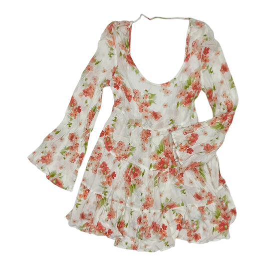 Tunic Ls By Clothes Mentor In Floral Print, Size:S