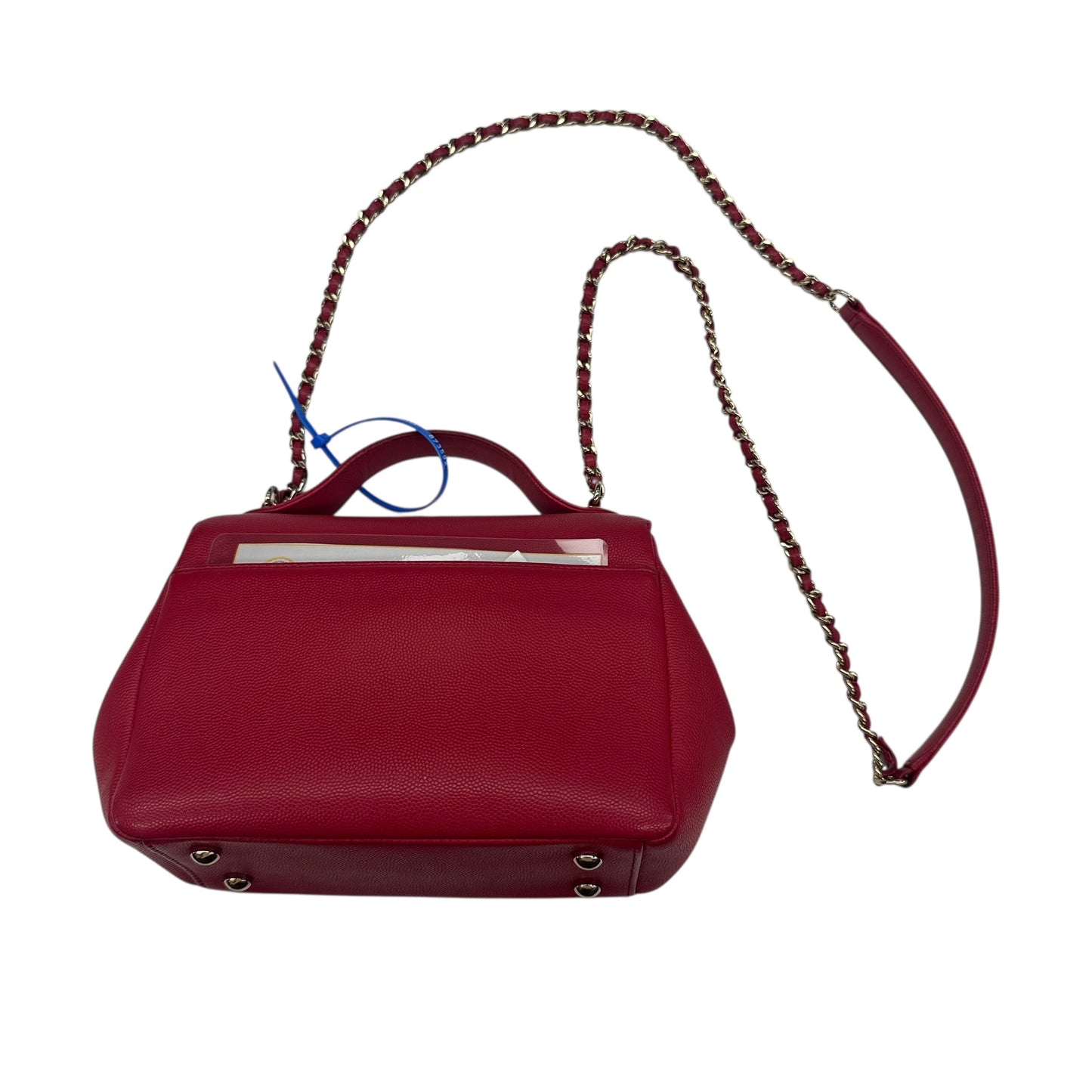 Crossbody Luxury Designer By Chanel In Red, Size:Small