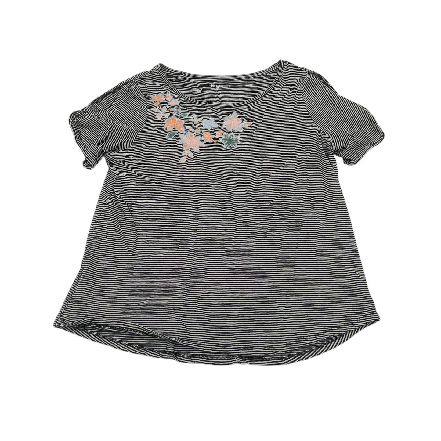 Top Ss By Loft In Black & White, Size:L