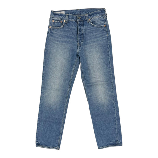 Jeans Straight By Gap In Blue Denim, Size:4