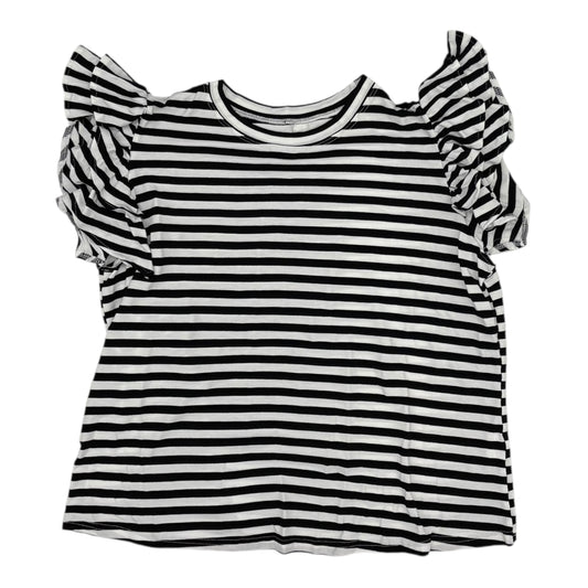 Top Ss By Cme In Black & White, Size:Xl