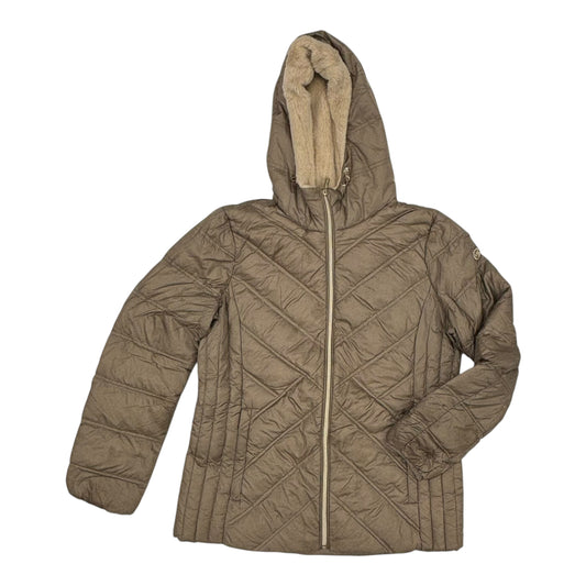Jacket Designer By Michael Kors In Tan, Size:M