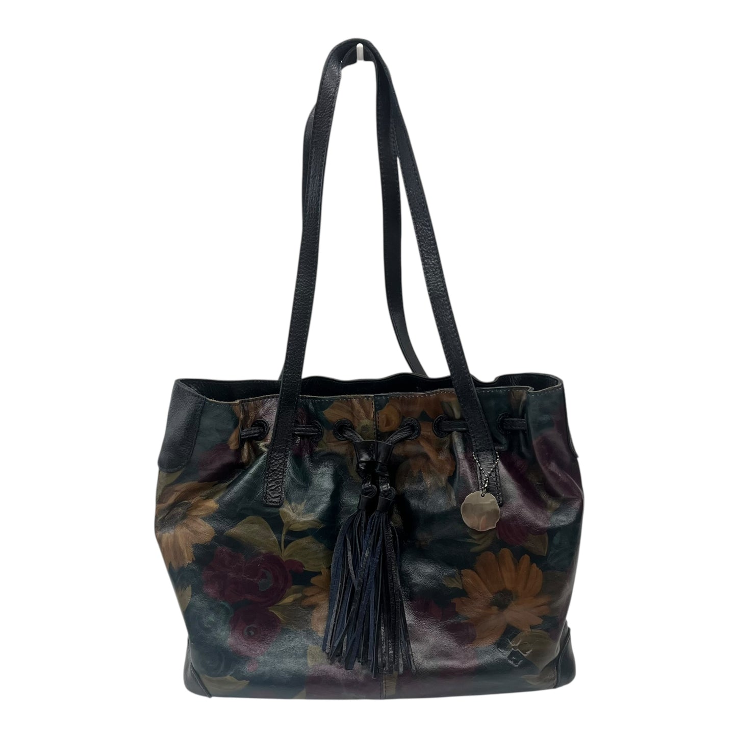 Handbag Designer By Patricia Nash In Black & Purple, Size:Large