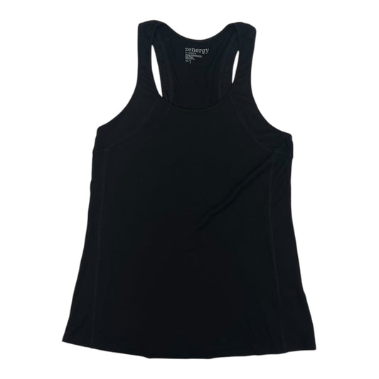 Top Sleeveless By Chicos In Black, Size:M