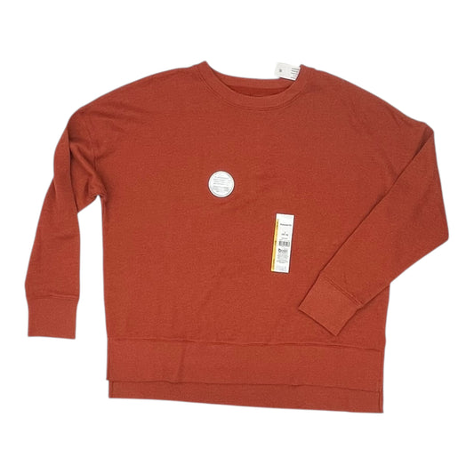 Sweatshirt Crewneck By Time And Tru In Orange, Size:L