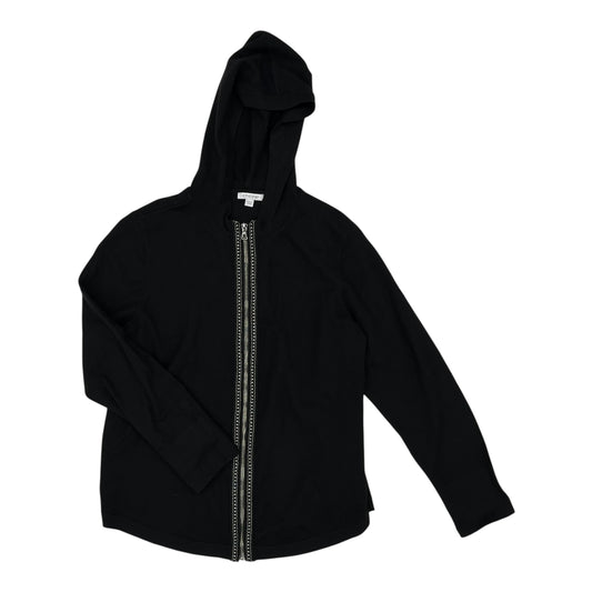 Jacket Shirt By Chicos In Black, Size:L