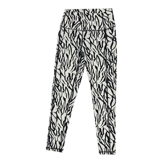 Athletic Leggings By Zyia In Black & White, Size:S