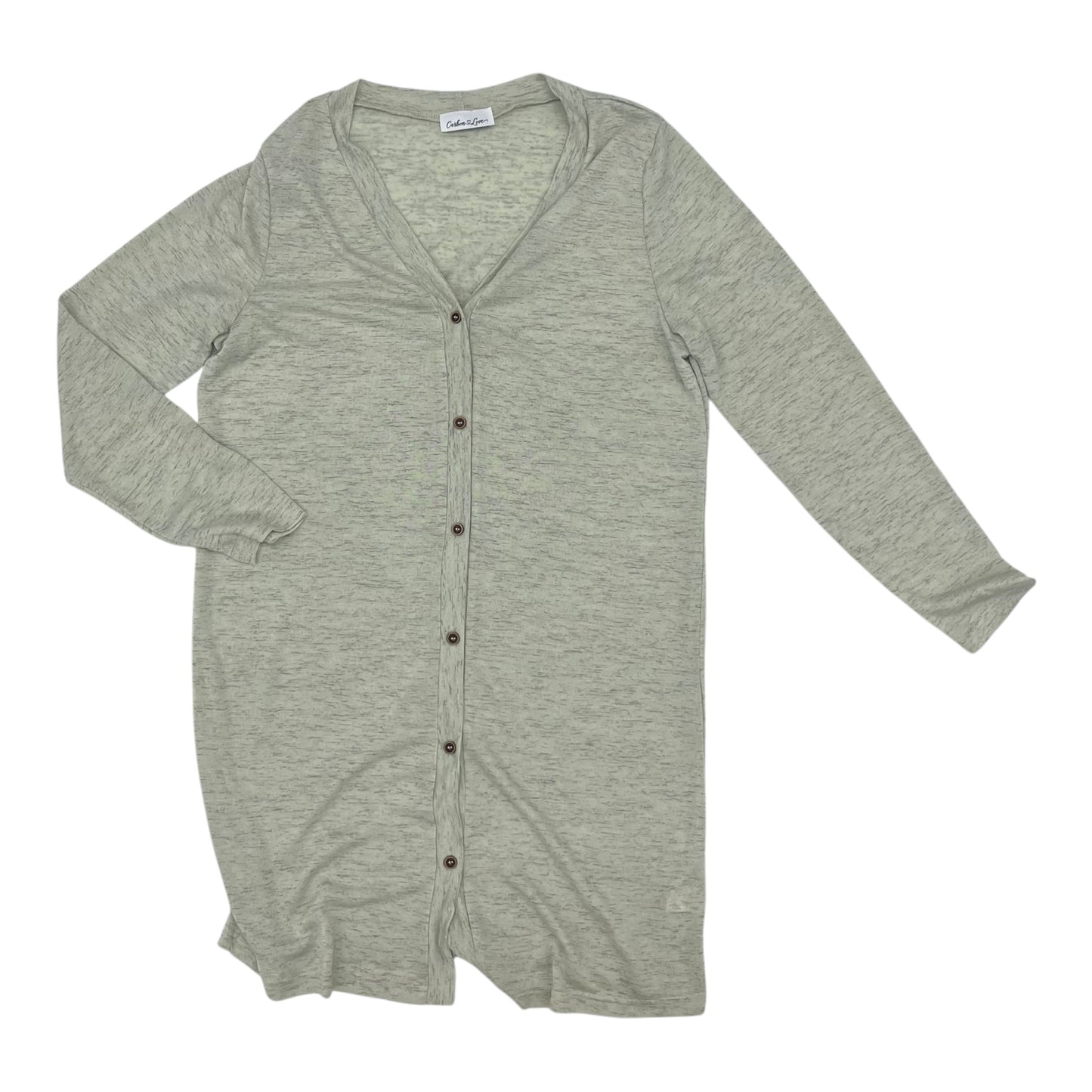 Cardigan By Clothes Mentor In Green, Size:M