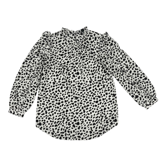 BLOUSE LS by J. CREW In ANIMAL PRINT, Size: XS