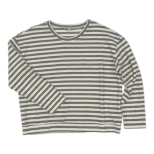 Top Ls By Loft In Black & Cream, Size:Xl