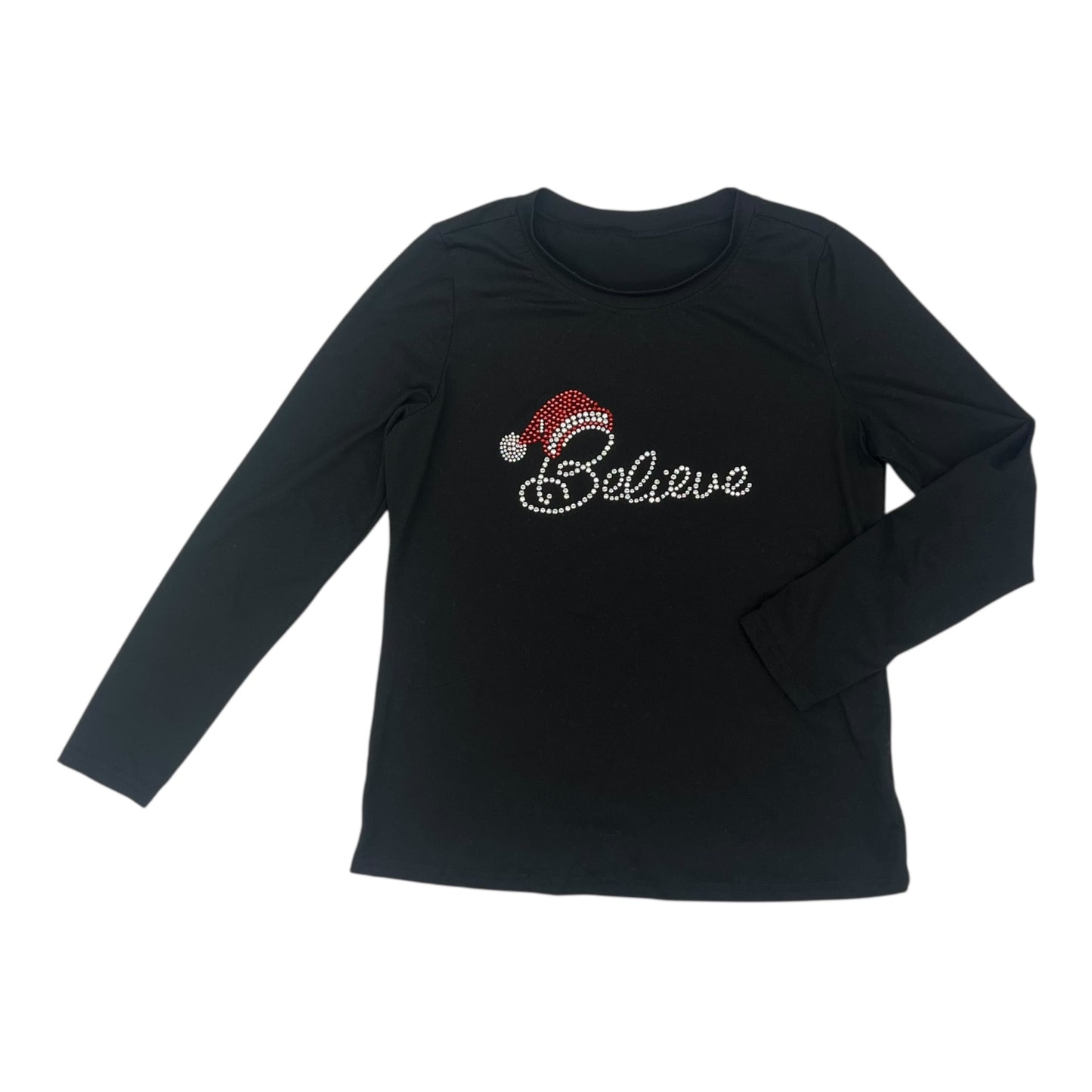 Top Ls By Shein In Black, Size:M