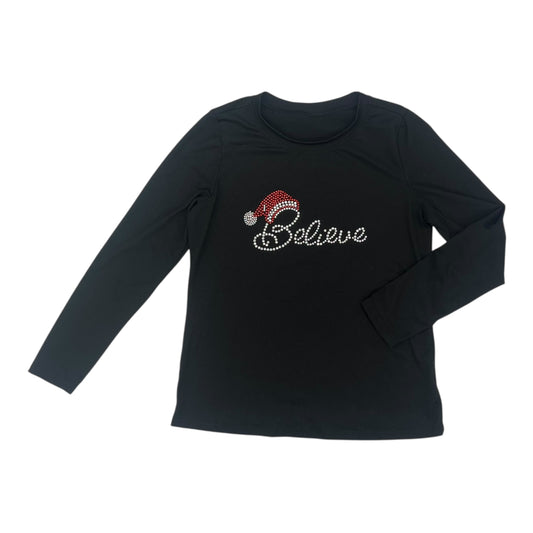Top Ls By Shein In Black, Size:M