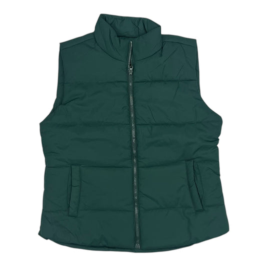 Vest Puffer & Quilted By Clothes Mentor In Green, Size:L