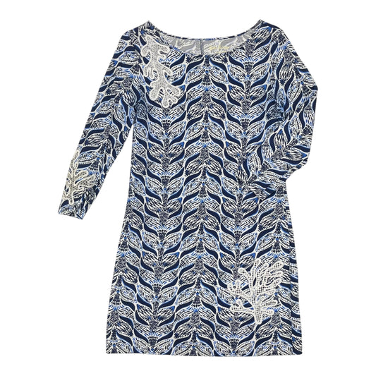 DRESS DESIGNER by LILLY PULITZER In BLUE & WHITE, Size: S
