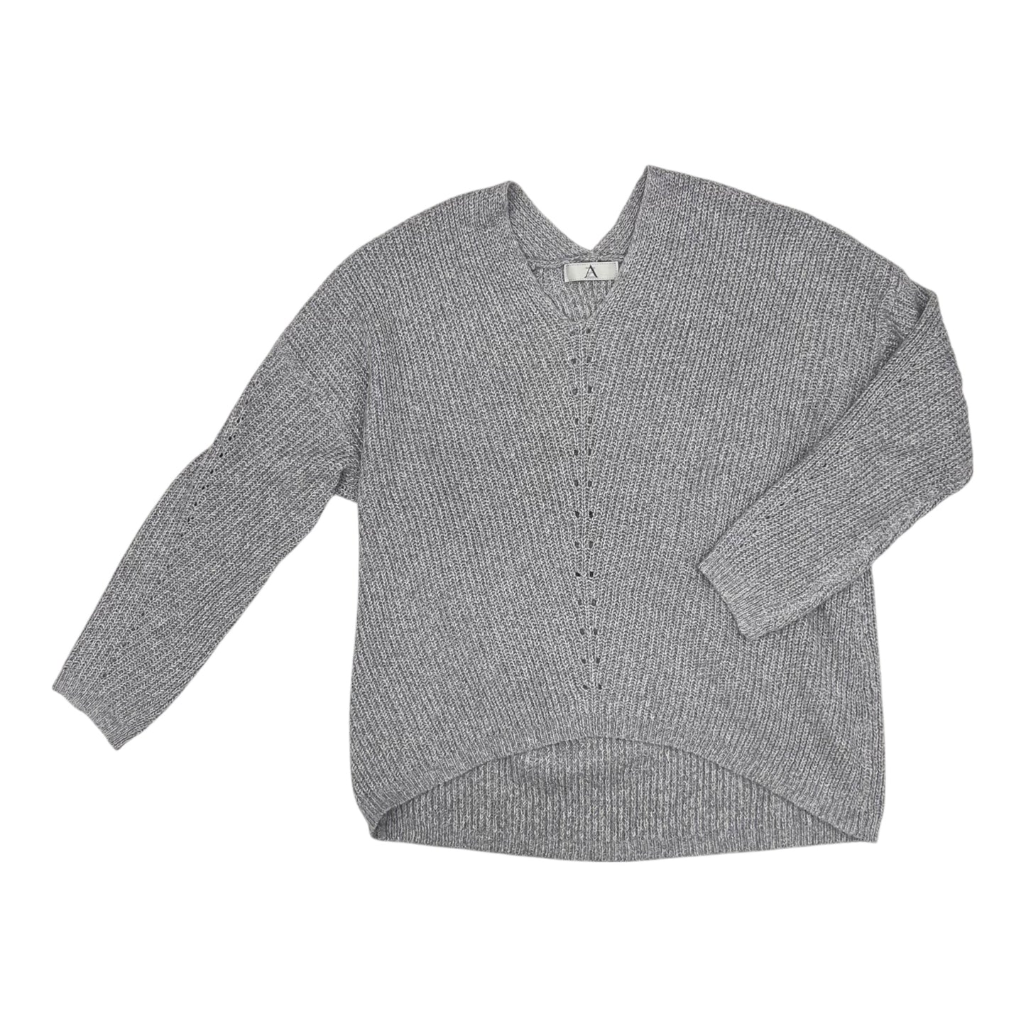 Sweater By Clothes Mentor In Grey, Size:L
