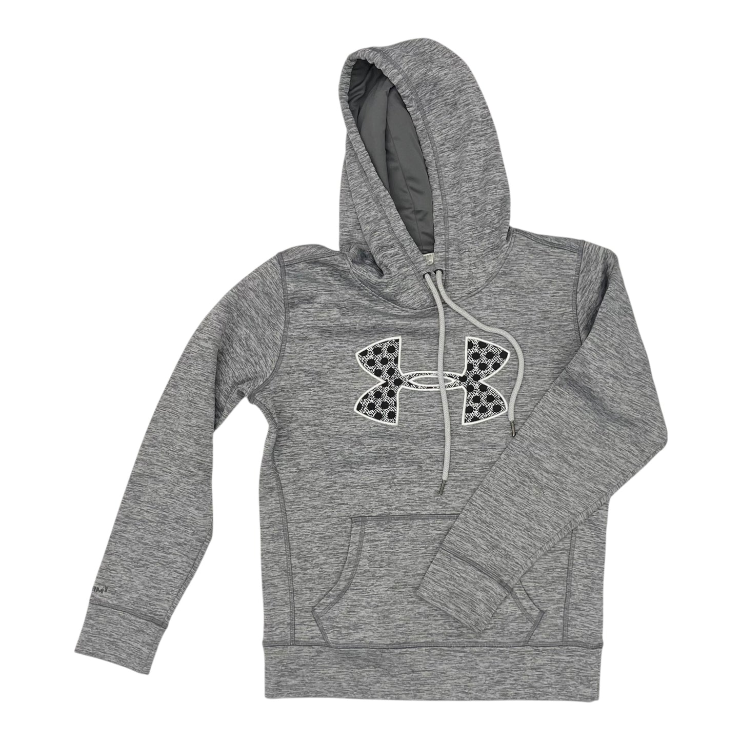Athletic Sweatshirt Hoodie By Under Armour In Grey, Size:Xs