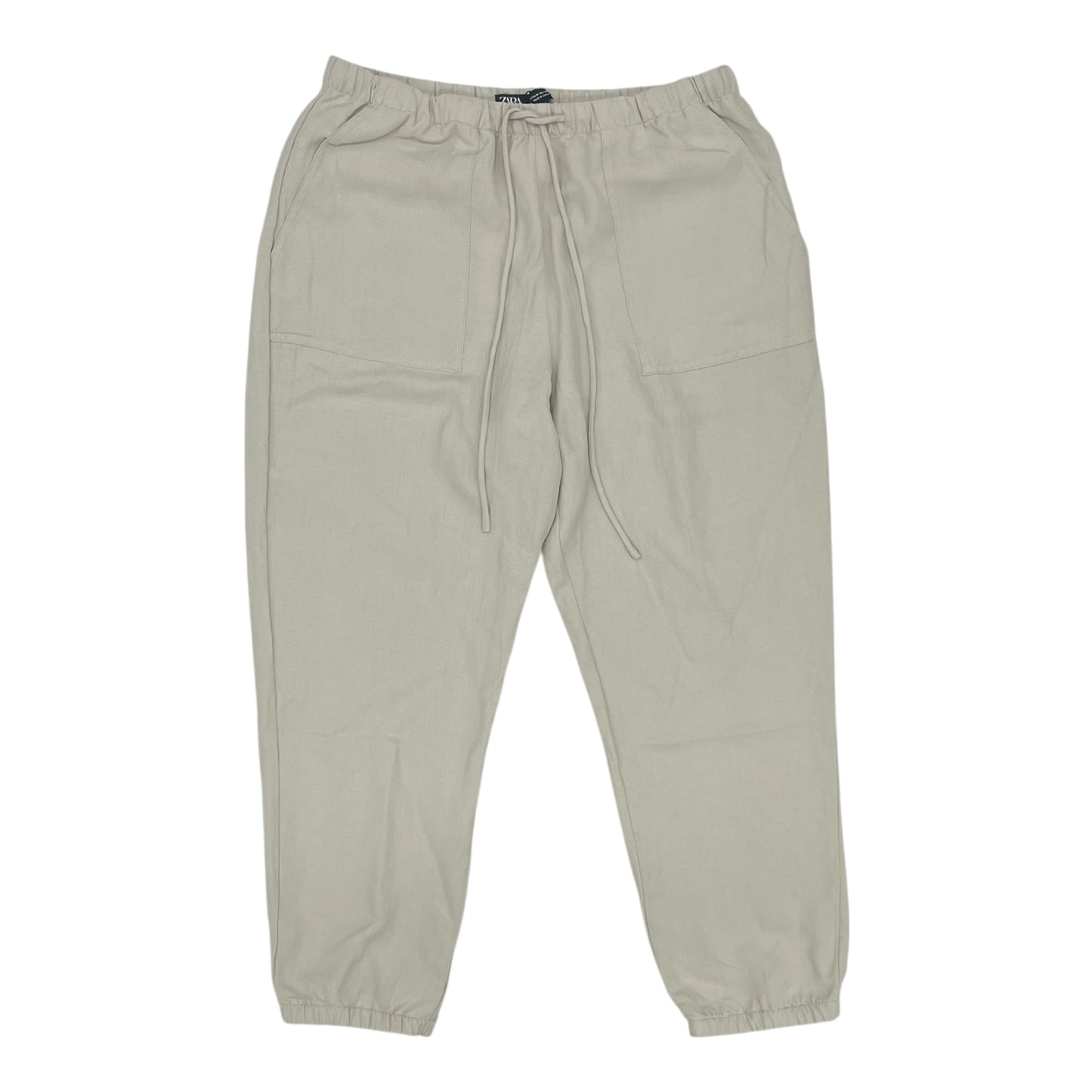 Pants Joggers By Zara In Tan, Size:M
