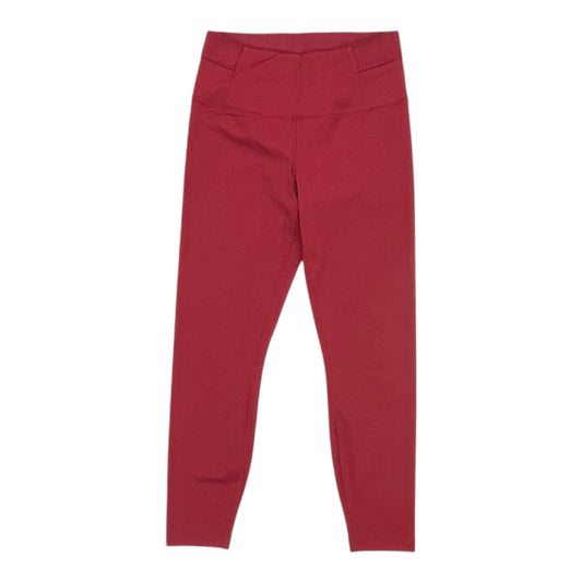 Athletic Leggings By Yogalicious In Red, Size:M