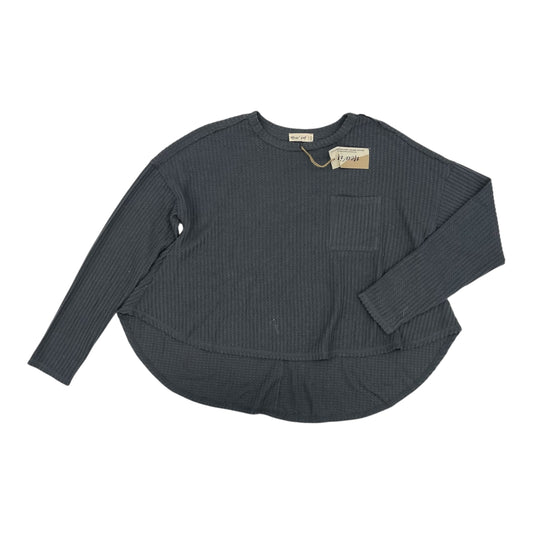 Top Ls Basic By New In In Grey, Size:S
