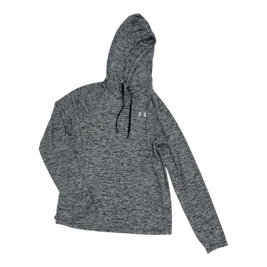 Athletic Top Ls Hoodie By Under Armour In Grey, Size:L