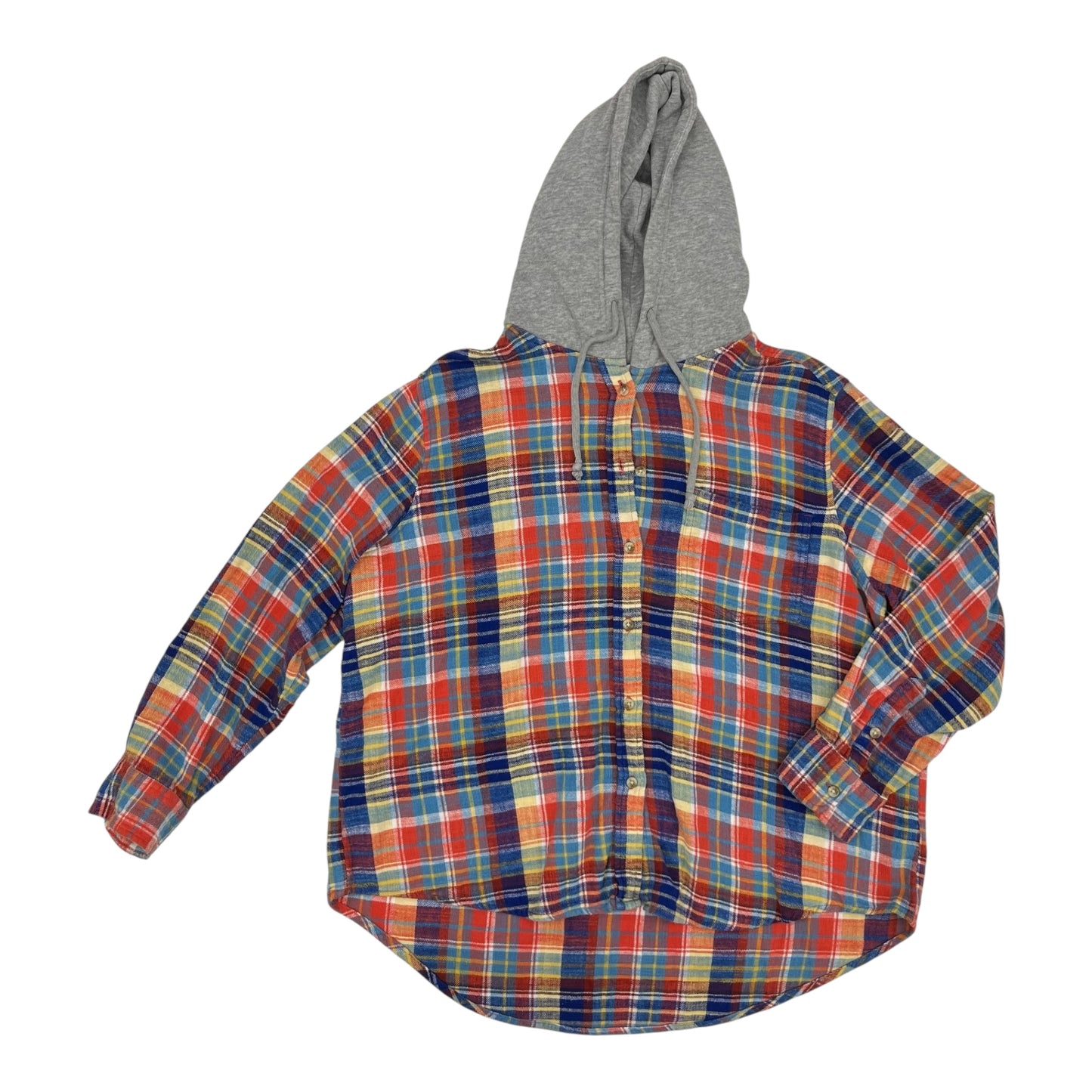 Top Ls By Time And Tru In Plaid Pattern, Size:Xxl