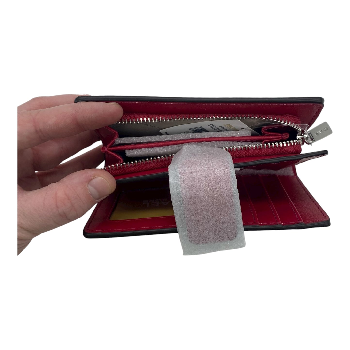 Wallet Designer By Michael Kors In Red, Size:Small