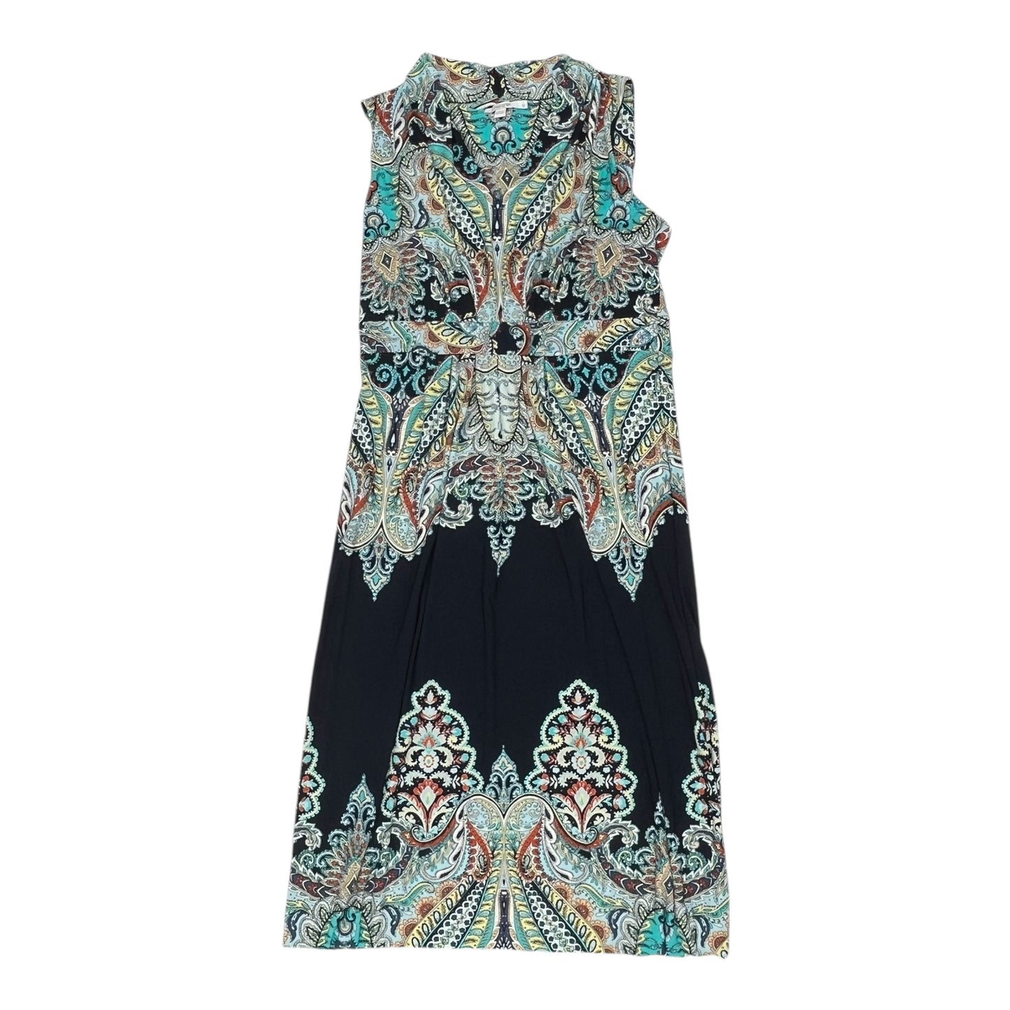 Dress Casual Maxi By Chicos In Multi, Size:M