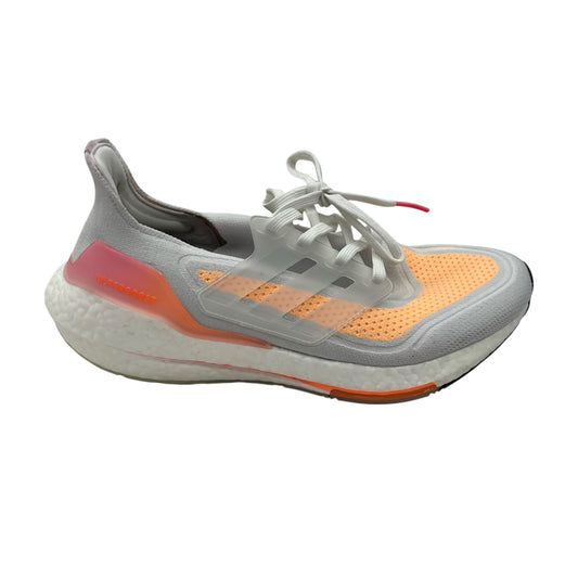 Shoes Athletic By Adidas In Orange & White, Size:9.5