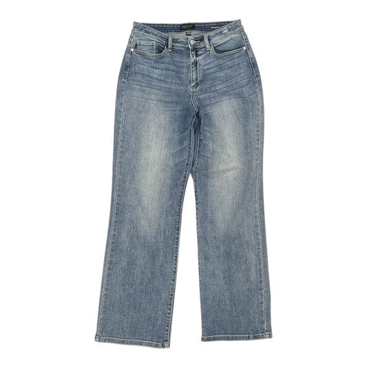 Jeans Flared By Judy Blue In Blue Denim, Size:10