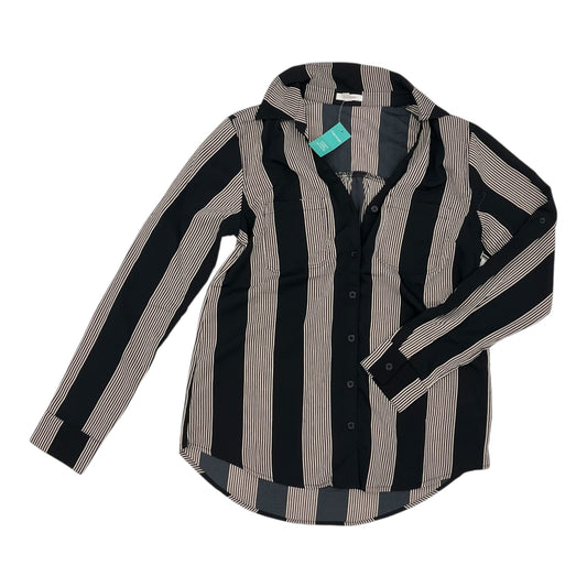 Blouse Ls By Maurices In Black & Brown, Size:S