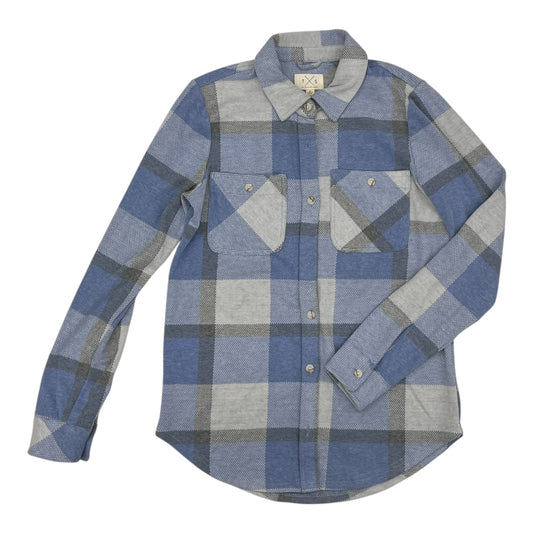 Jacket Shirt By Thread And Supply In Blue, Size:Xs