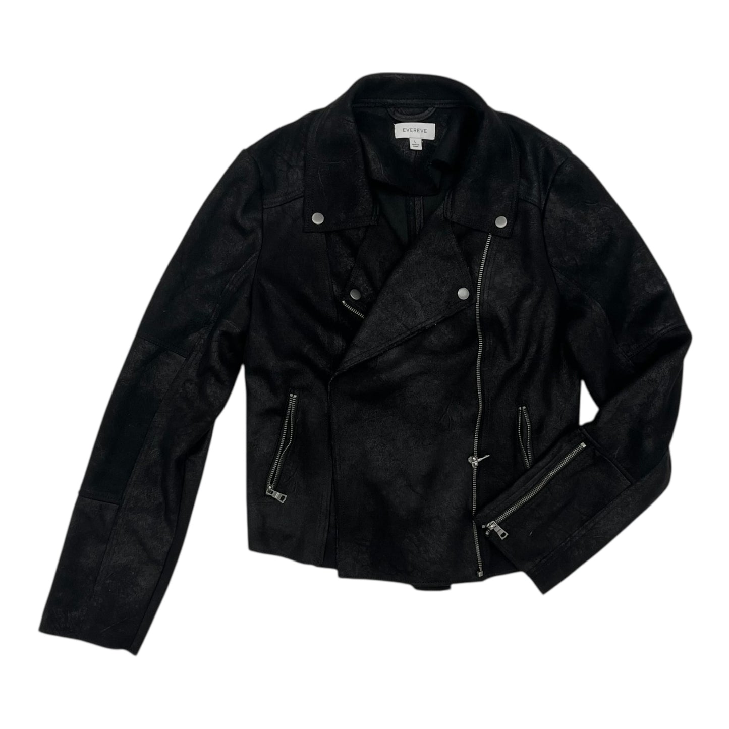Jacket Moto By Evereve In Black, Size:L