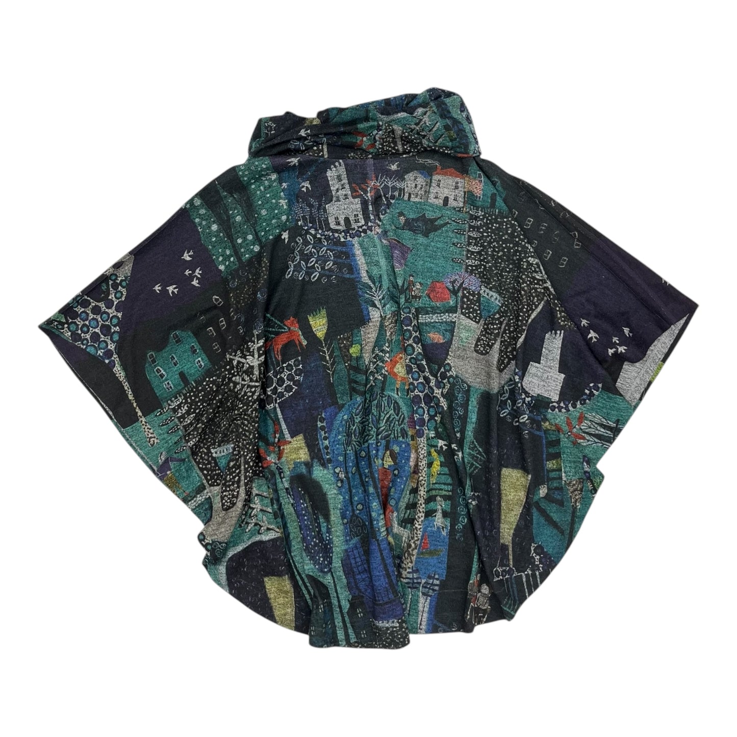 Poncho By Clothes Mentor In Multi, Size:M