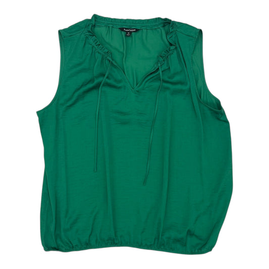 Blouse Sleeveless By 41 Hawthorn In Green, Size:Xxl