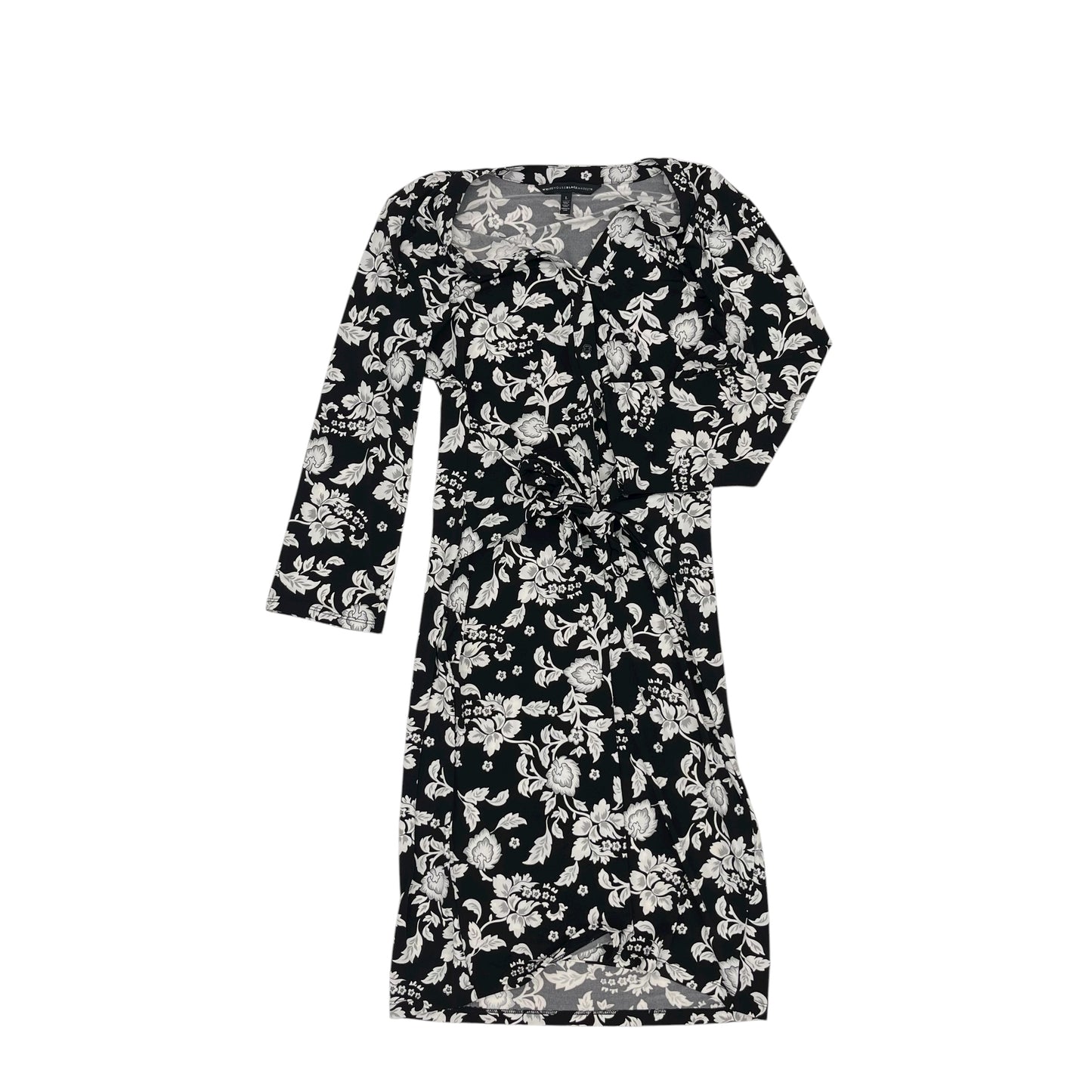 Dress Work By White House Black Market In Black & White, Size:L