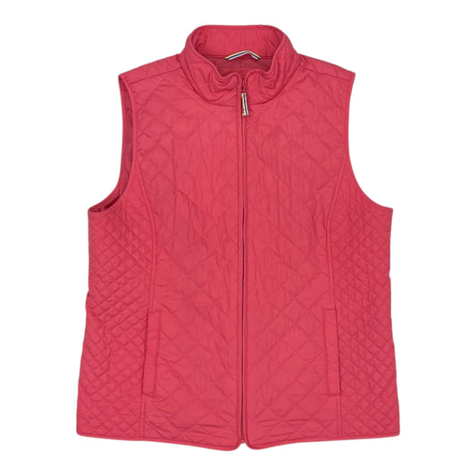 Vest Puffer & Quilted By Talbots In Pink, Size:Xl