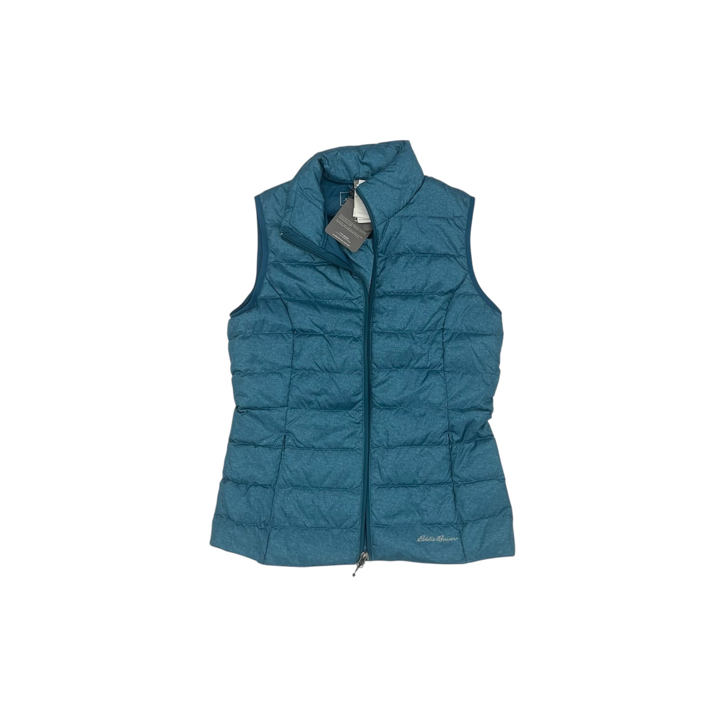 Vest Puffer & Quilted By Eddie Bauer In Blue, Size:S