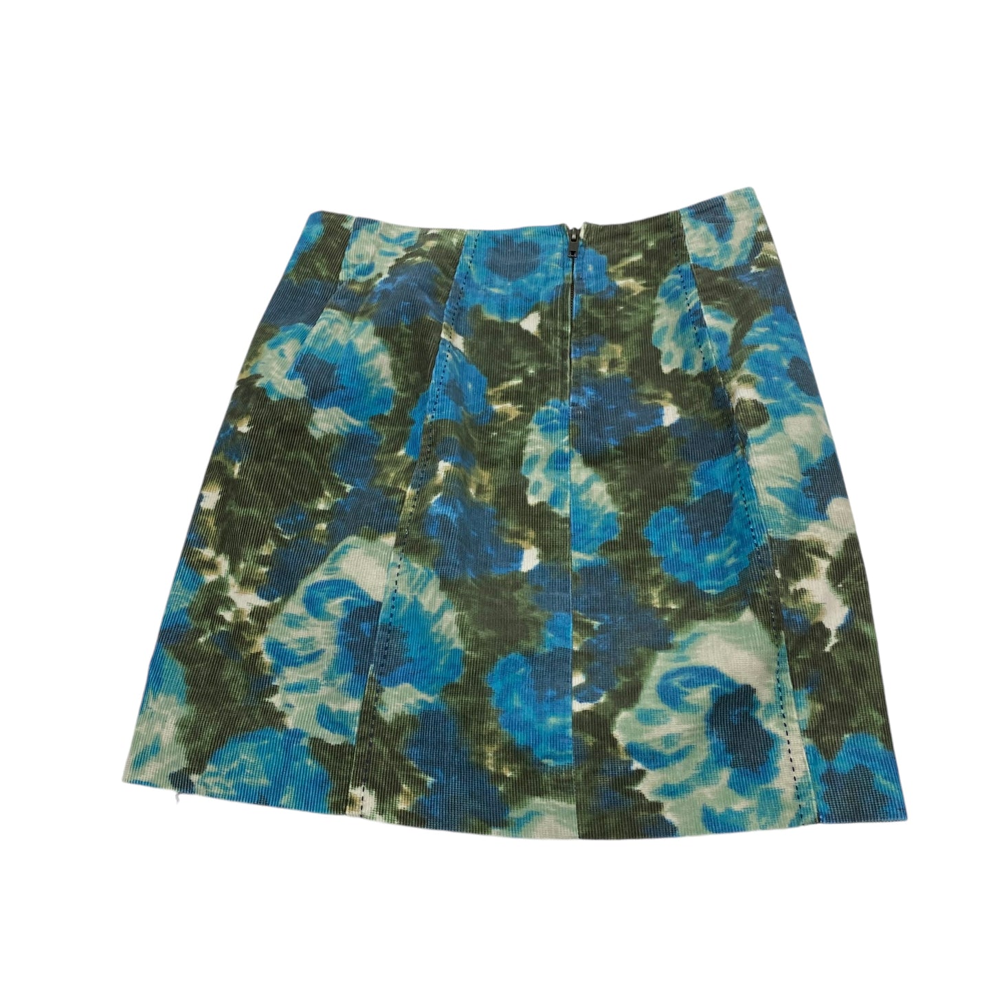 BLUE & GREEN SKIRT MINI & SHORT by ANTHROPOLOGIE Size:6