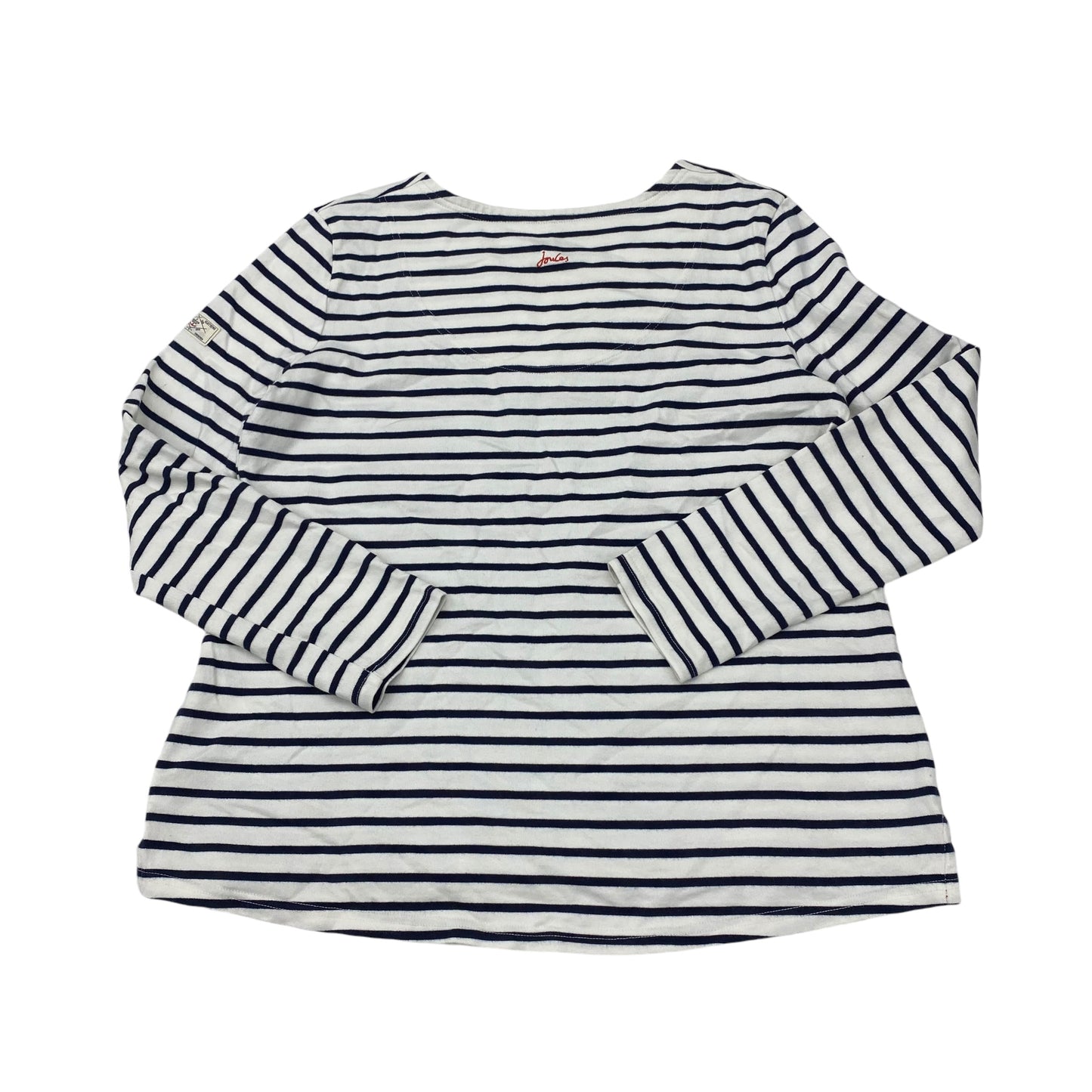 BLUE & WHITE TOP LS by JOULES Size:L