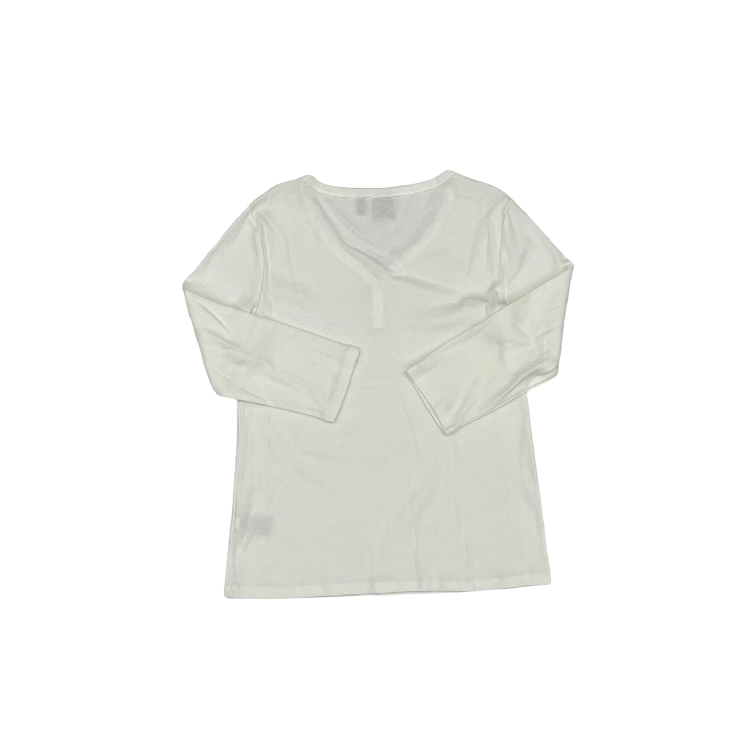 Top Ls By Rafaella In White, Size:L