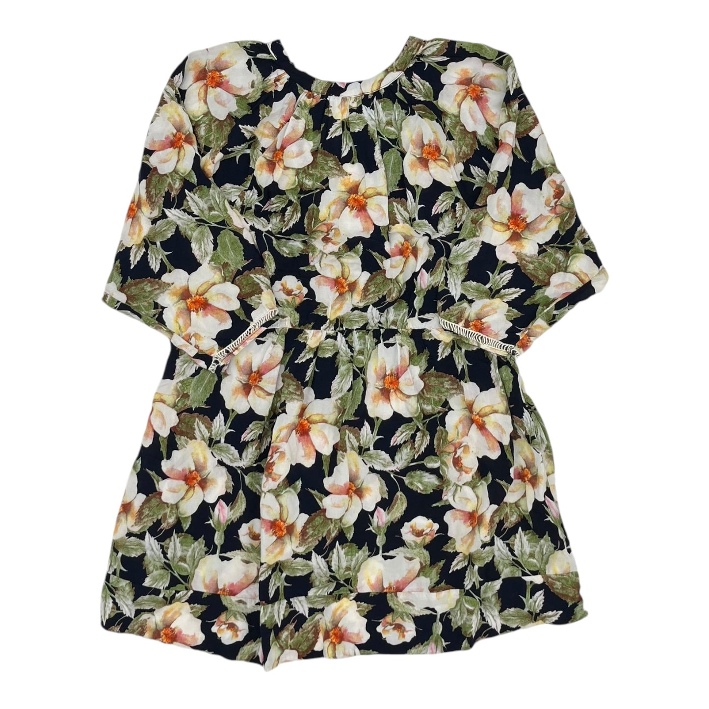 Tunic 3/4 Sleeve By Umgee In Floral Print, Size:M